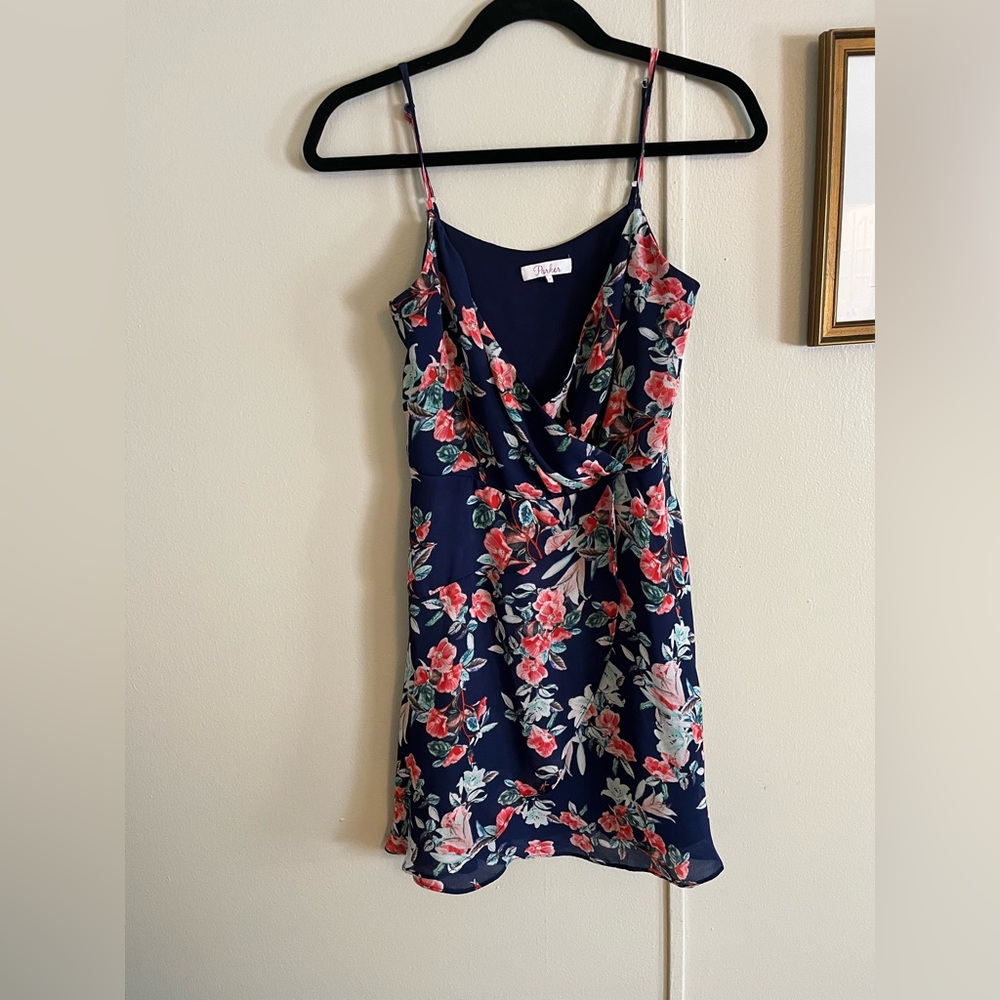 Parker Floral Navy Mini Dress